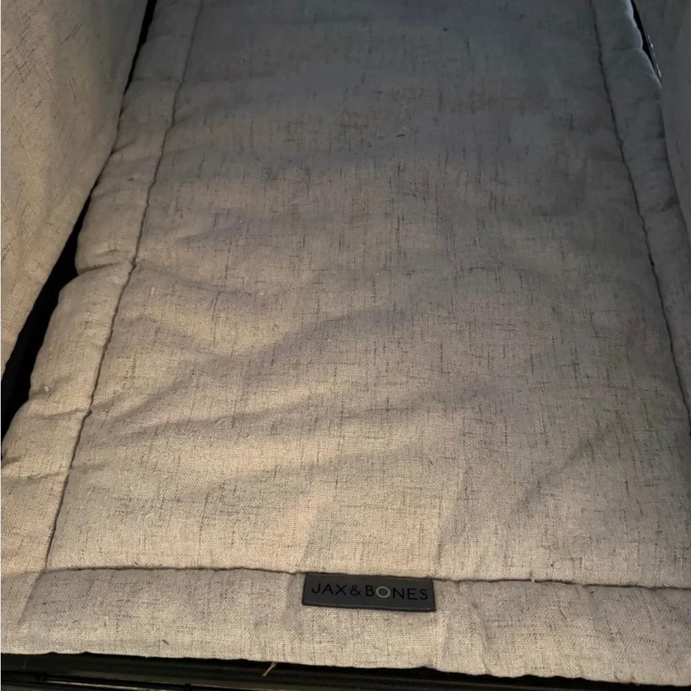 Jax & Bones Cozy Light Gray Dog Crate Cover